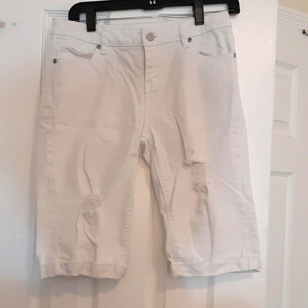 Denim shorts